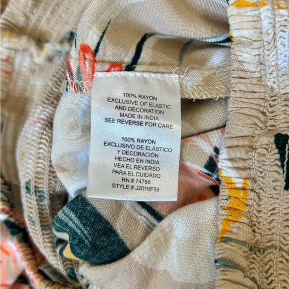 Patrons Of Peace Tan Tropical Skirt - Picture 8 of 8